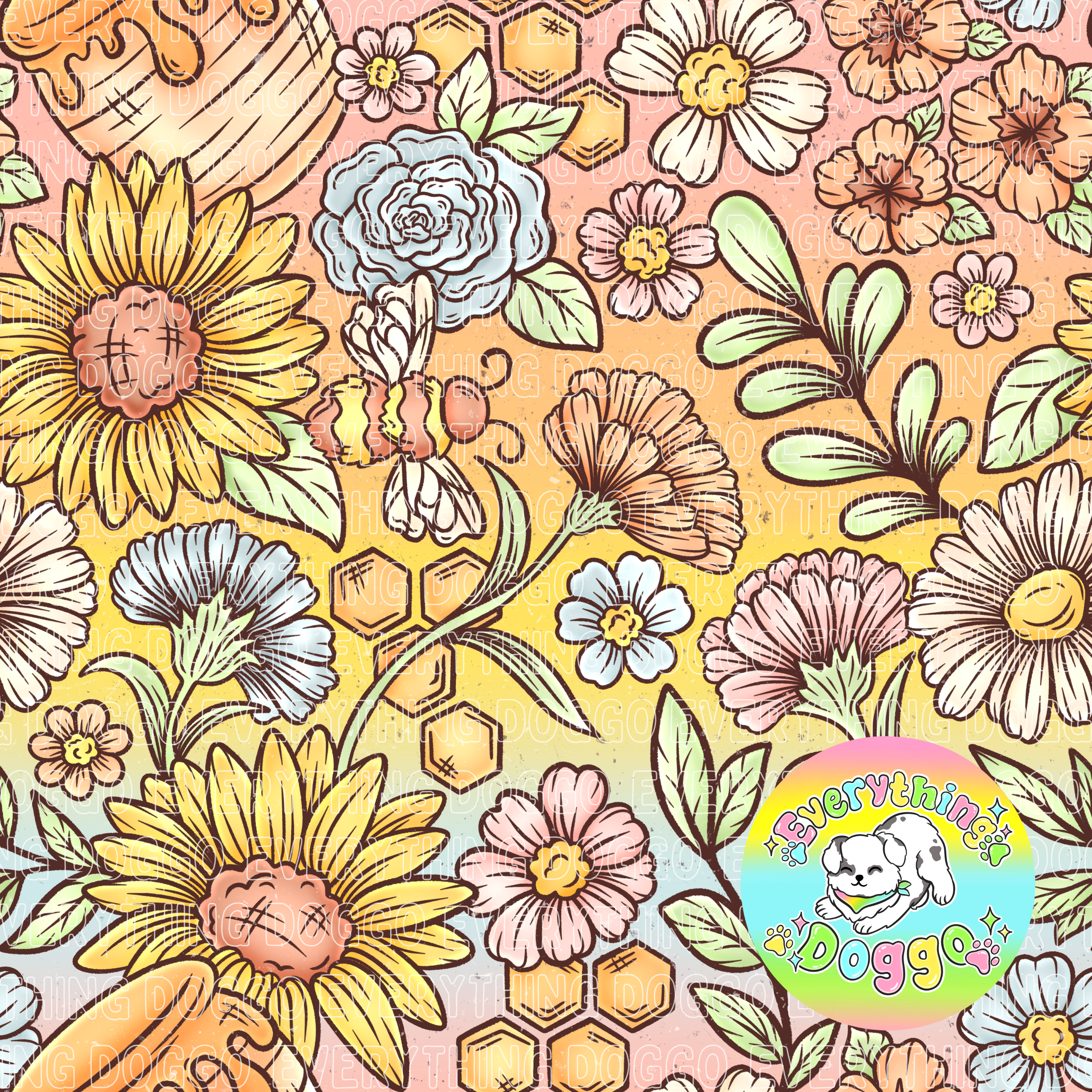 Honey Meadow - Bandana (Reversible)