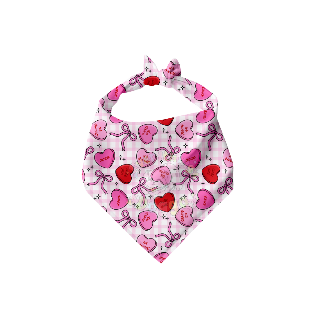 Beary Cute Valentine - Bandana (Reversible)