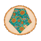 Teal Sunflowers - Bandana