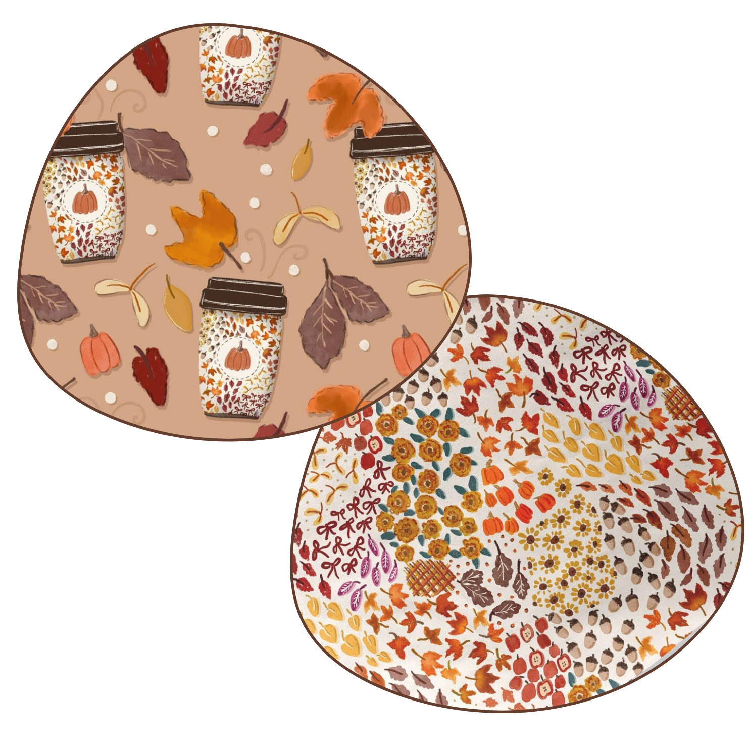 Leaves & Lattes - Bandana (Reversible)