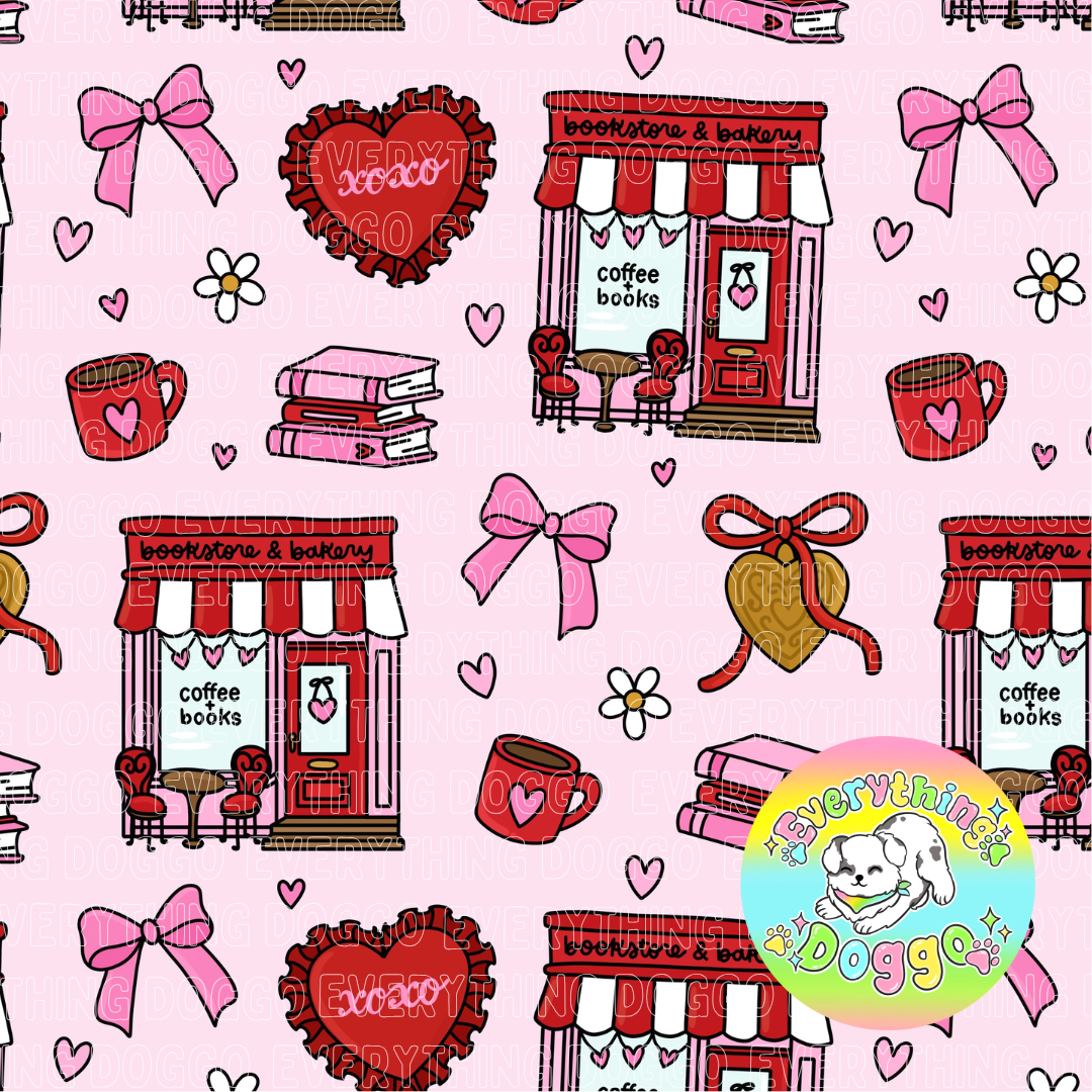 Love Letters & Lattes  - Bandana (Reversible)