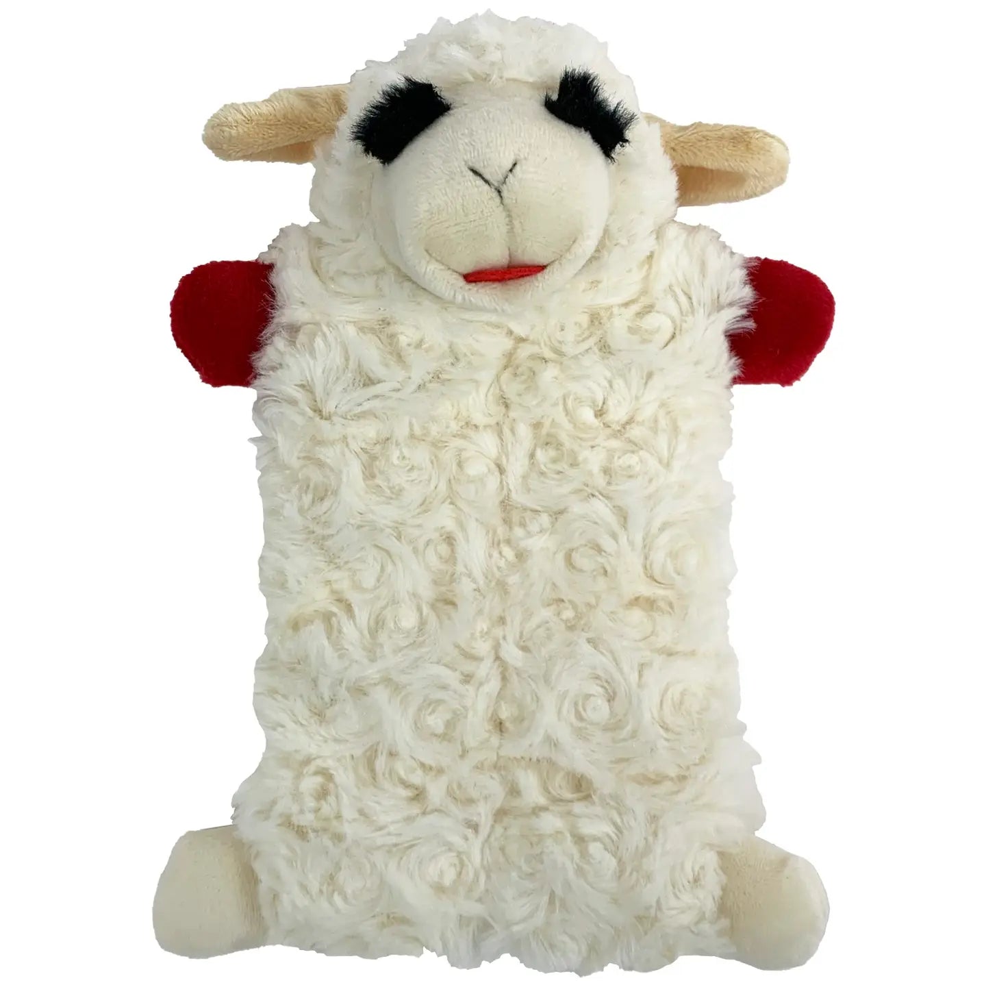 Lamb Chop Squeaker Mat Plush Dog Toy