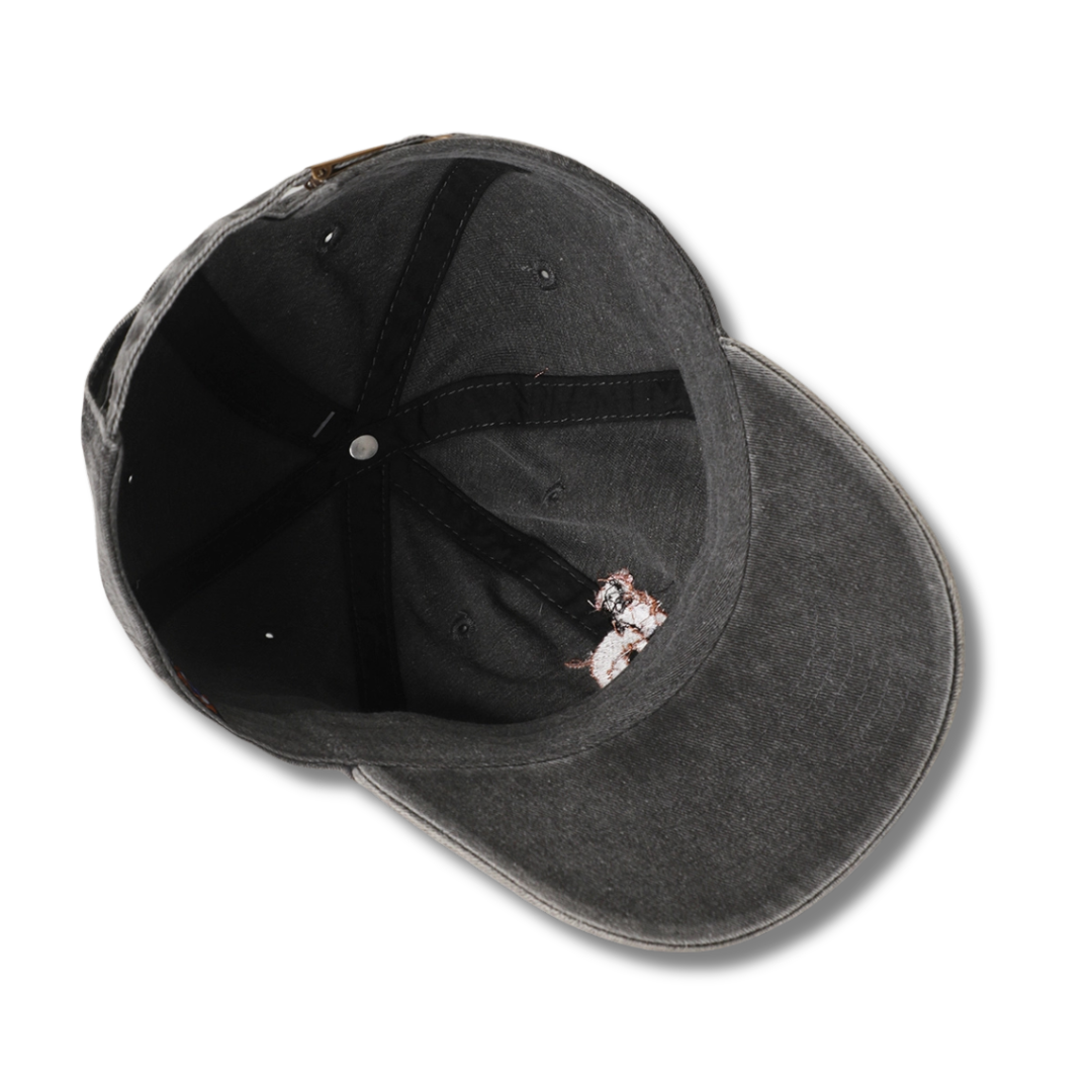 Brown Pit Bull Terrier Dog Embroidered Cotton Baseball Cap