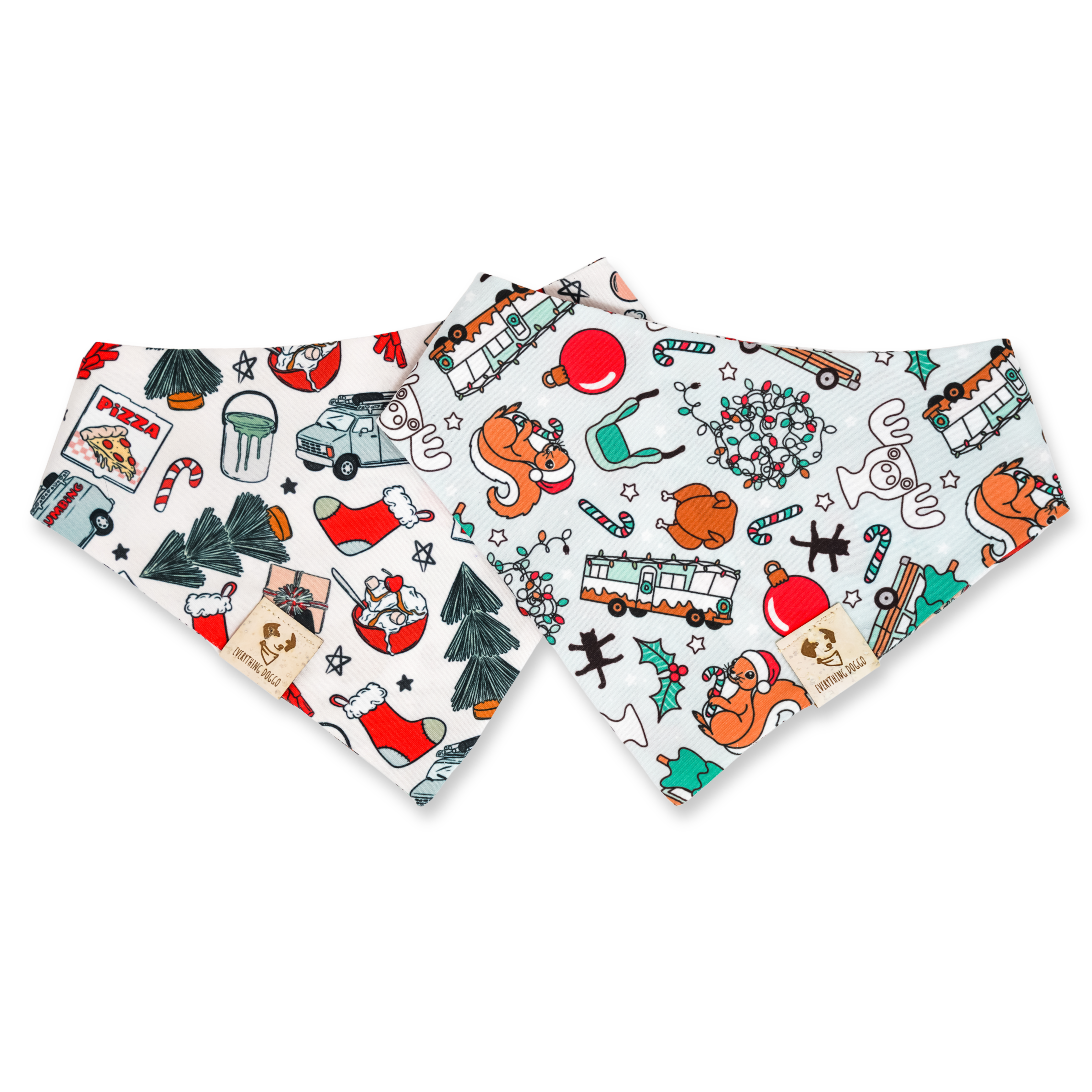 Christmas Movies - Single Snap Bandana (Reversible)