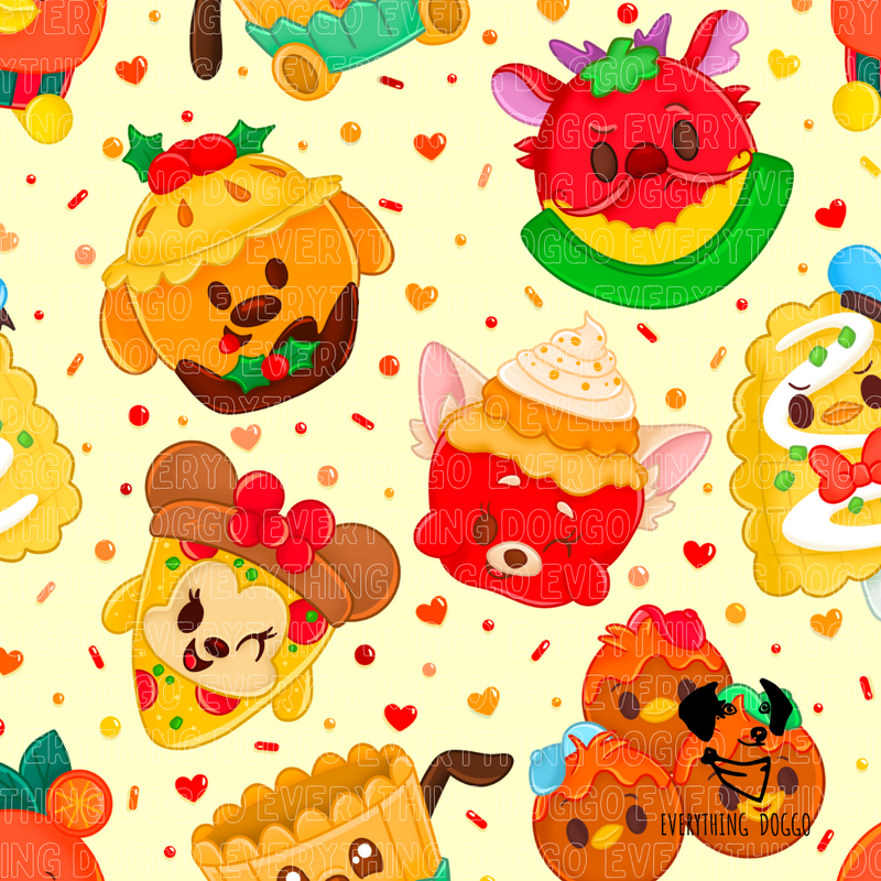 #6 Sunshine Munchies - Bandana 🐭🏰💛🍕🥧