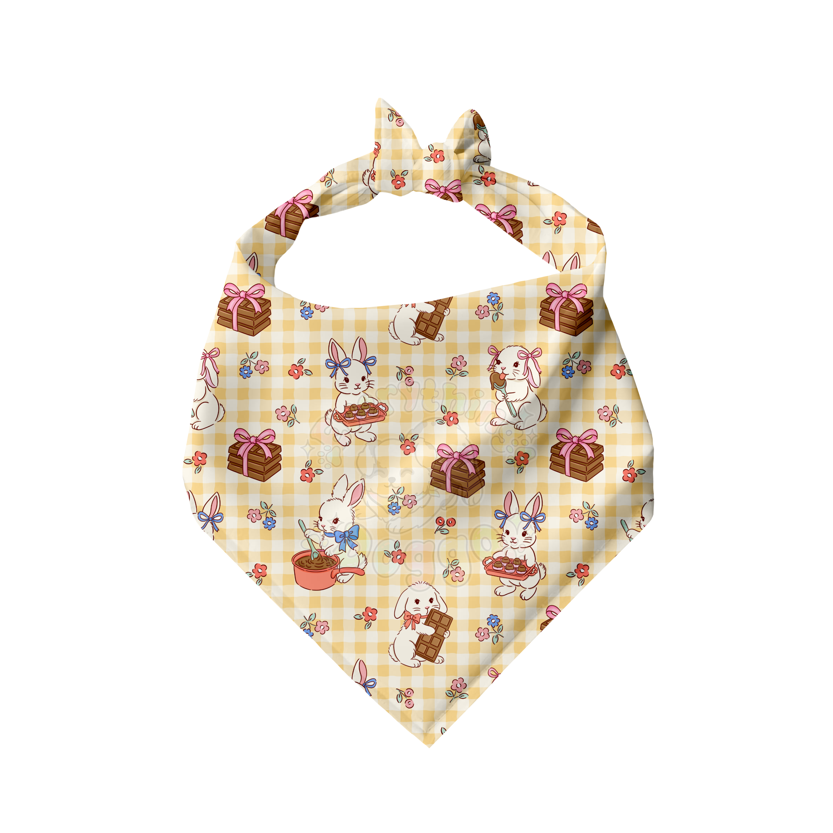Chocolate Bunny Bakery - Bandana (Reversible)