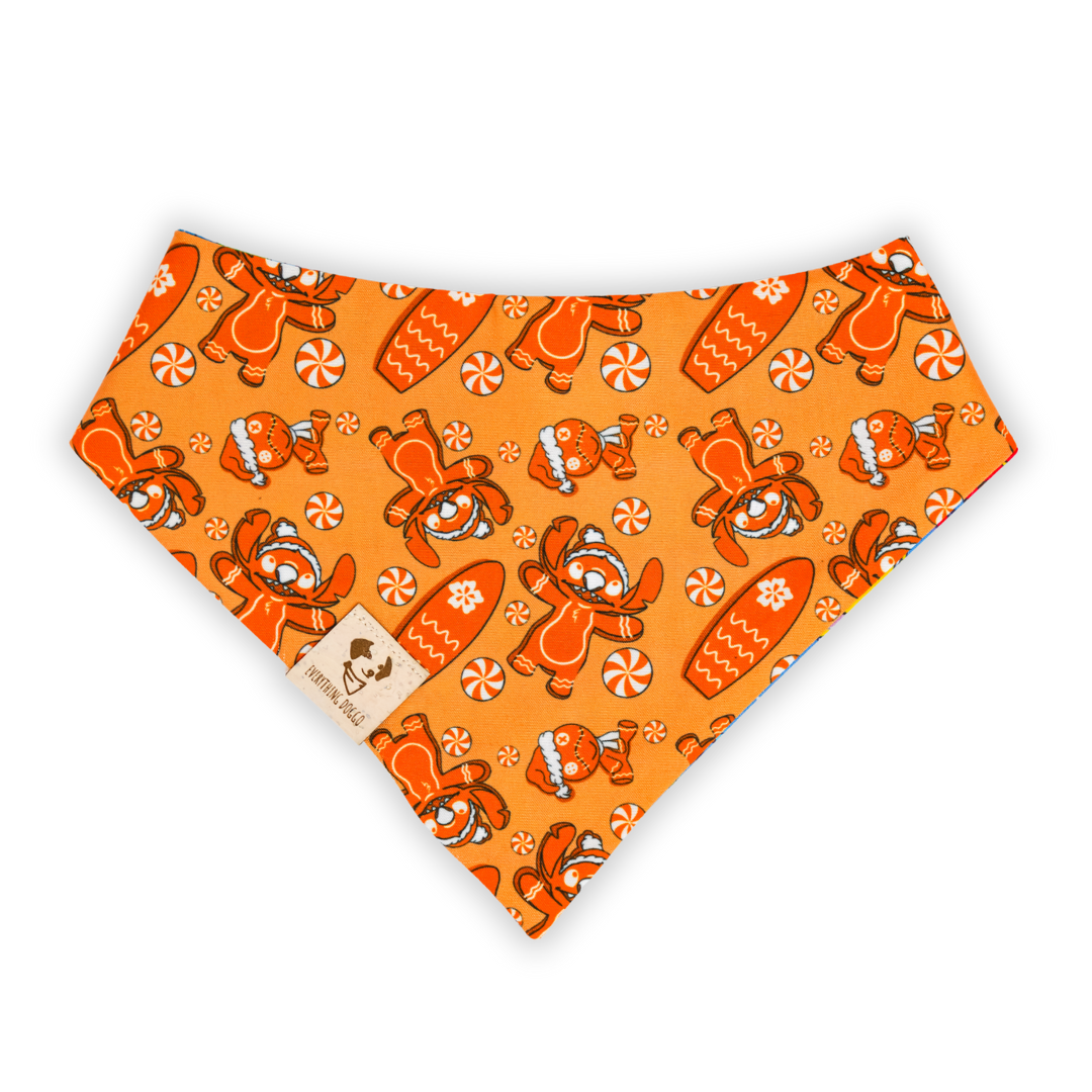 Alien Christmas - Single Snap Bandana (Reversible)