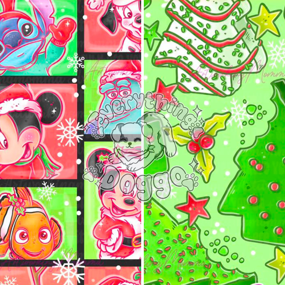 Merry Movie Night (Christmas Mystery #4) - Bandana (Reversible)