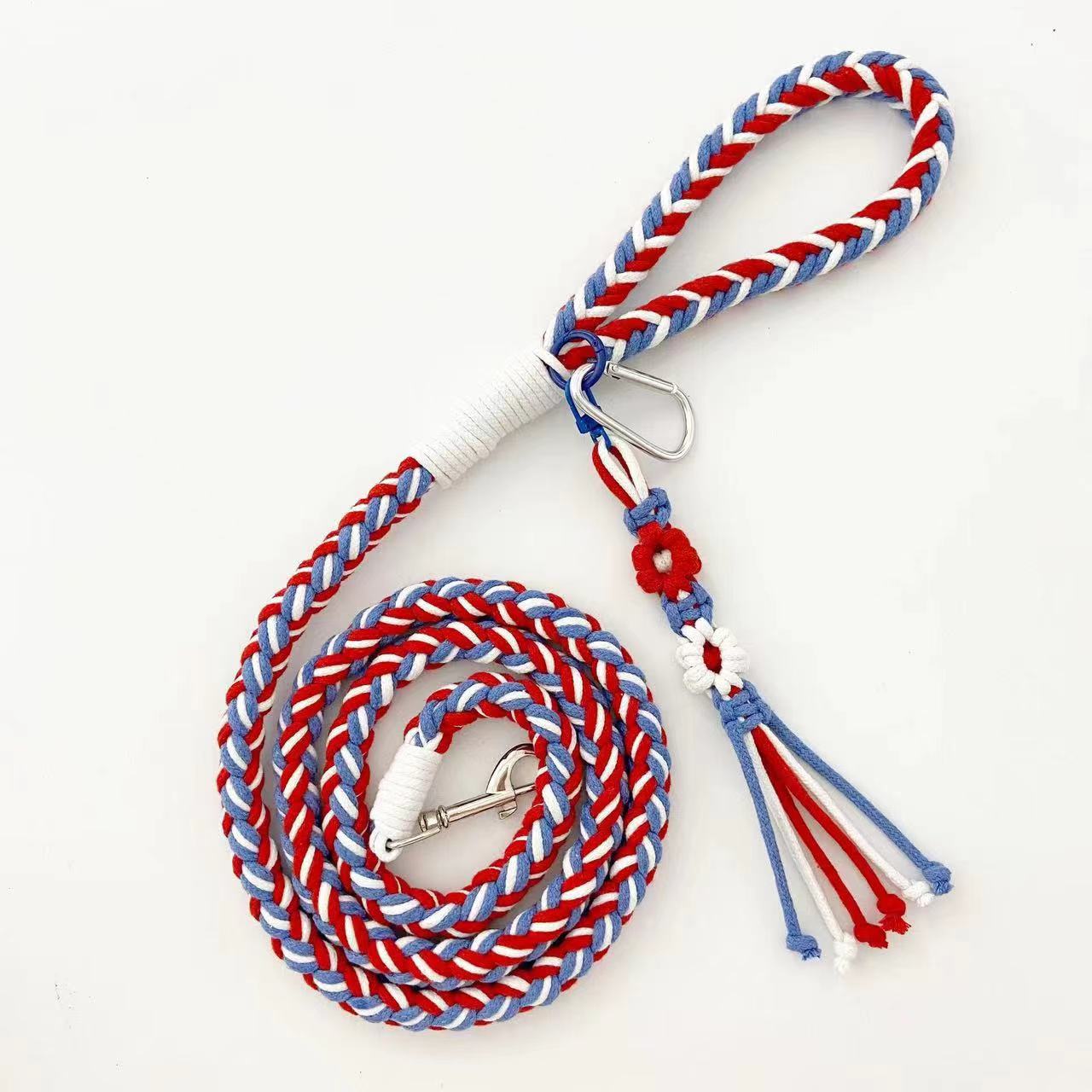 Braided USA Dog Leash
