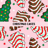 Colorful Christmas Cakes - Bandana (Sequin Mesh)