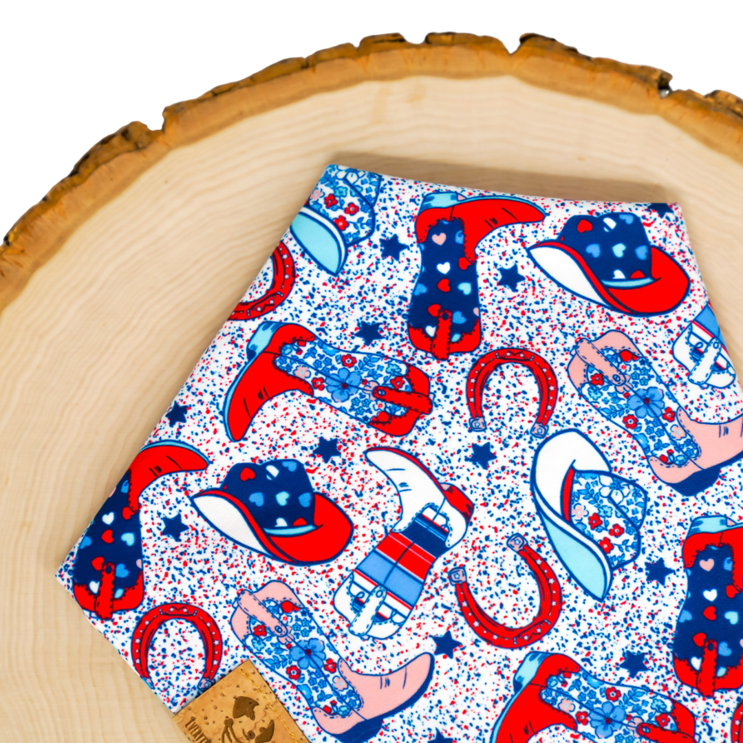 USA Cowgirl - Bandana (Reversible)