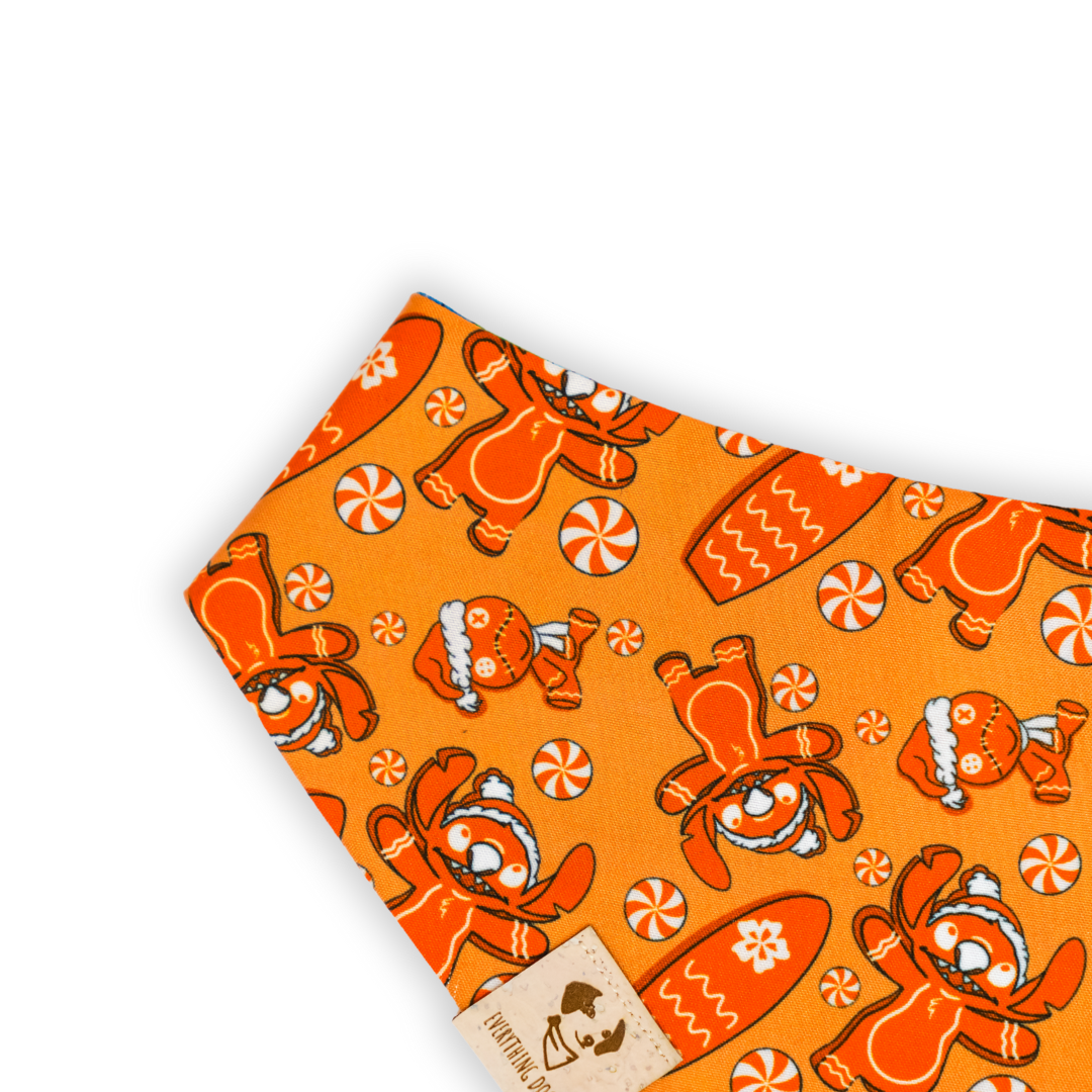 Alien Christmas - Single Snap Bandana (Reversible)