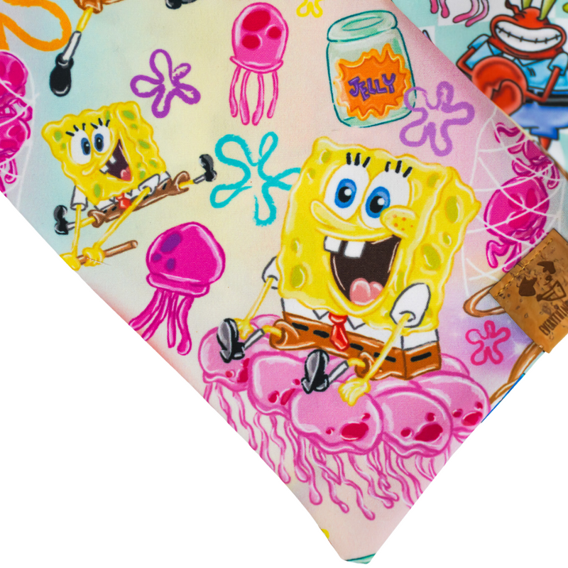 Happy Sponge x Sea Sponge Friends - Curved Snap On Bandana