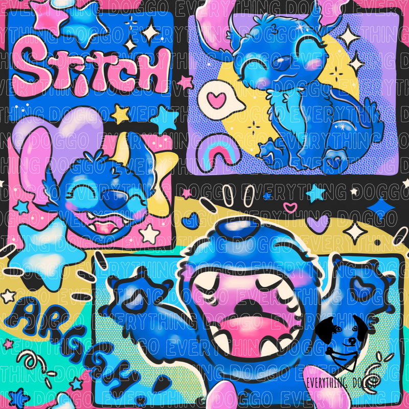 Cutesy Stitch - Bandana (Reversible)