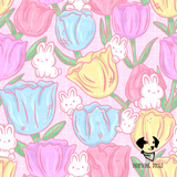 Tulip Bunnies - Bandana