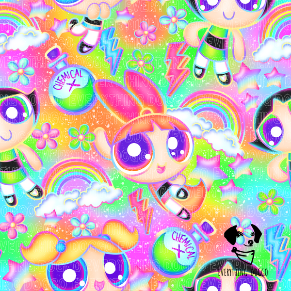 Rainbow Puff - Bandana