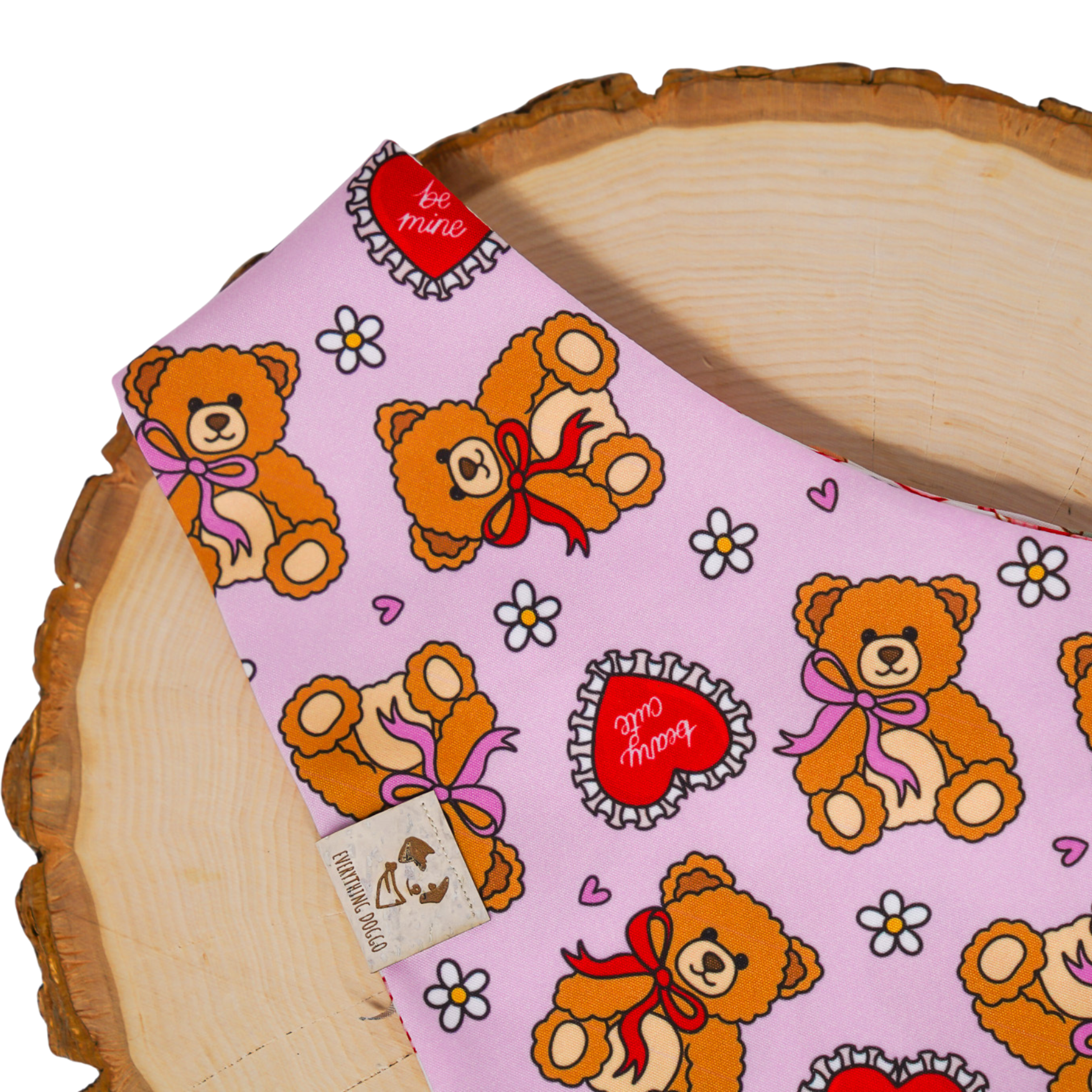Beary Cute Valentine - Bandana (Reversible)