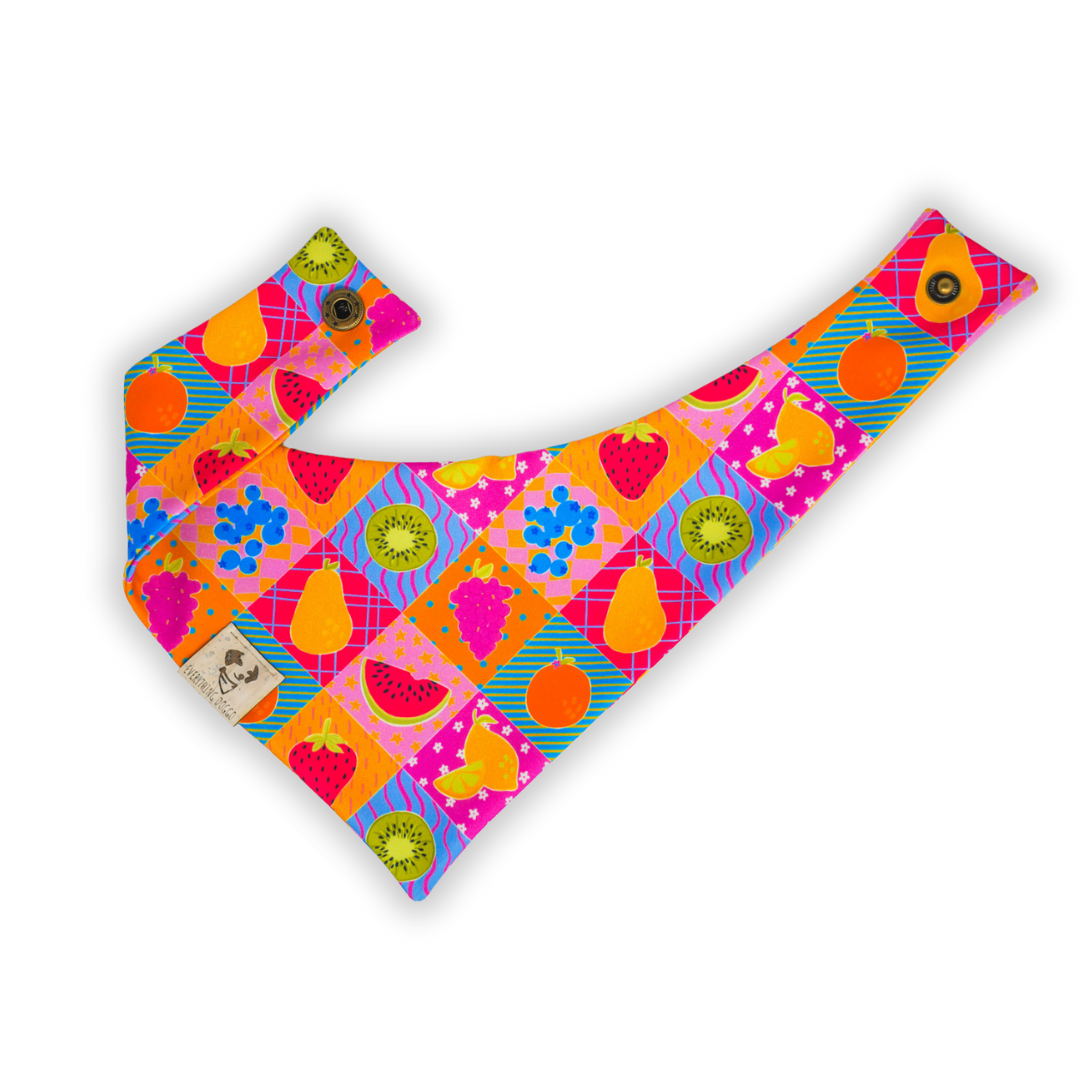 Fruity Patches - Active Snap On Bandana