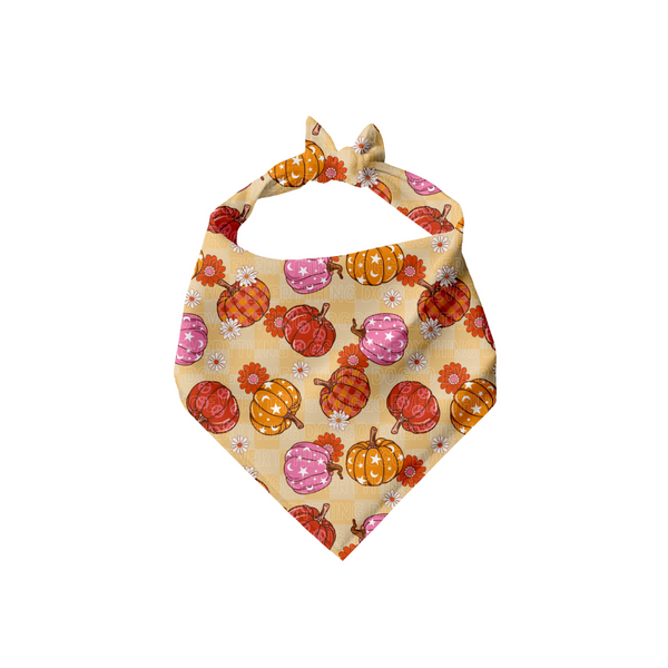 Groovy Fall Pumpkins - Bandana