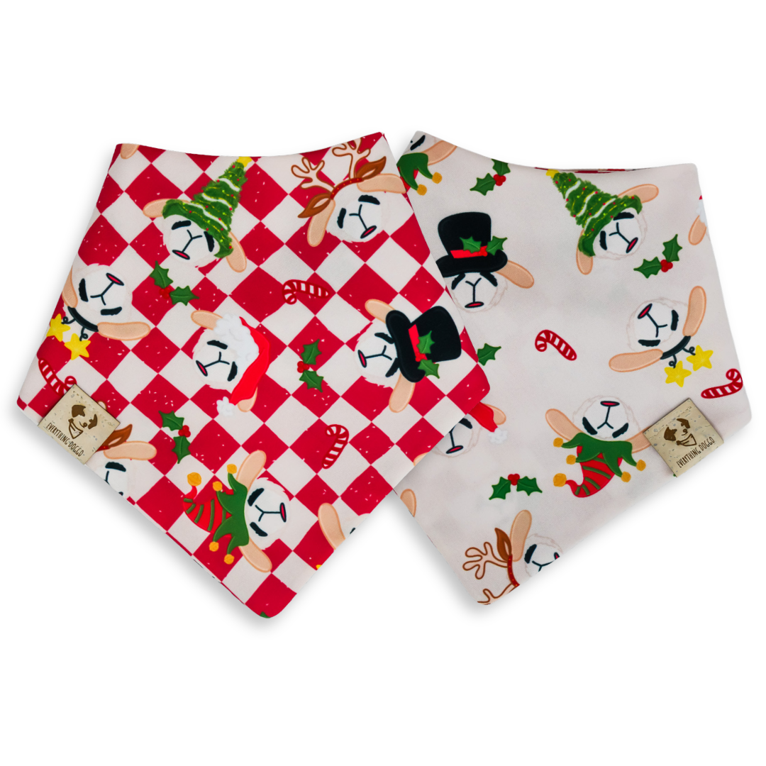 Christmas Lamby - Bandana (Reversible)