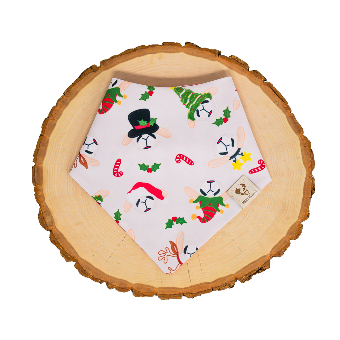 Christmas Lamby - Bandana (Reversible)