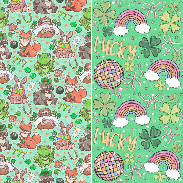 Lucky Forest Critters - Bandana (Reversible)