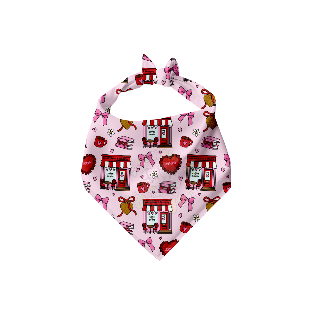 Love Letters & Lattes  - Bandana (Reversible)