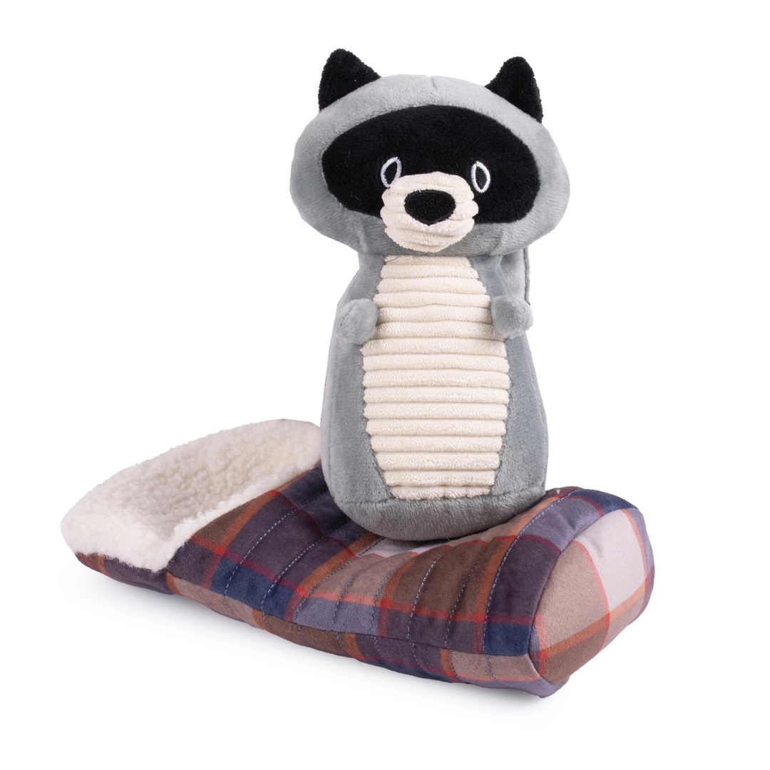 Pendleton Camp Pal Raccoon Plush Dog Toy