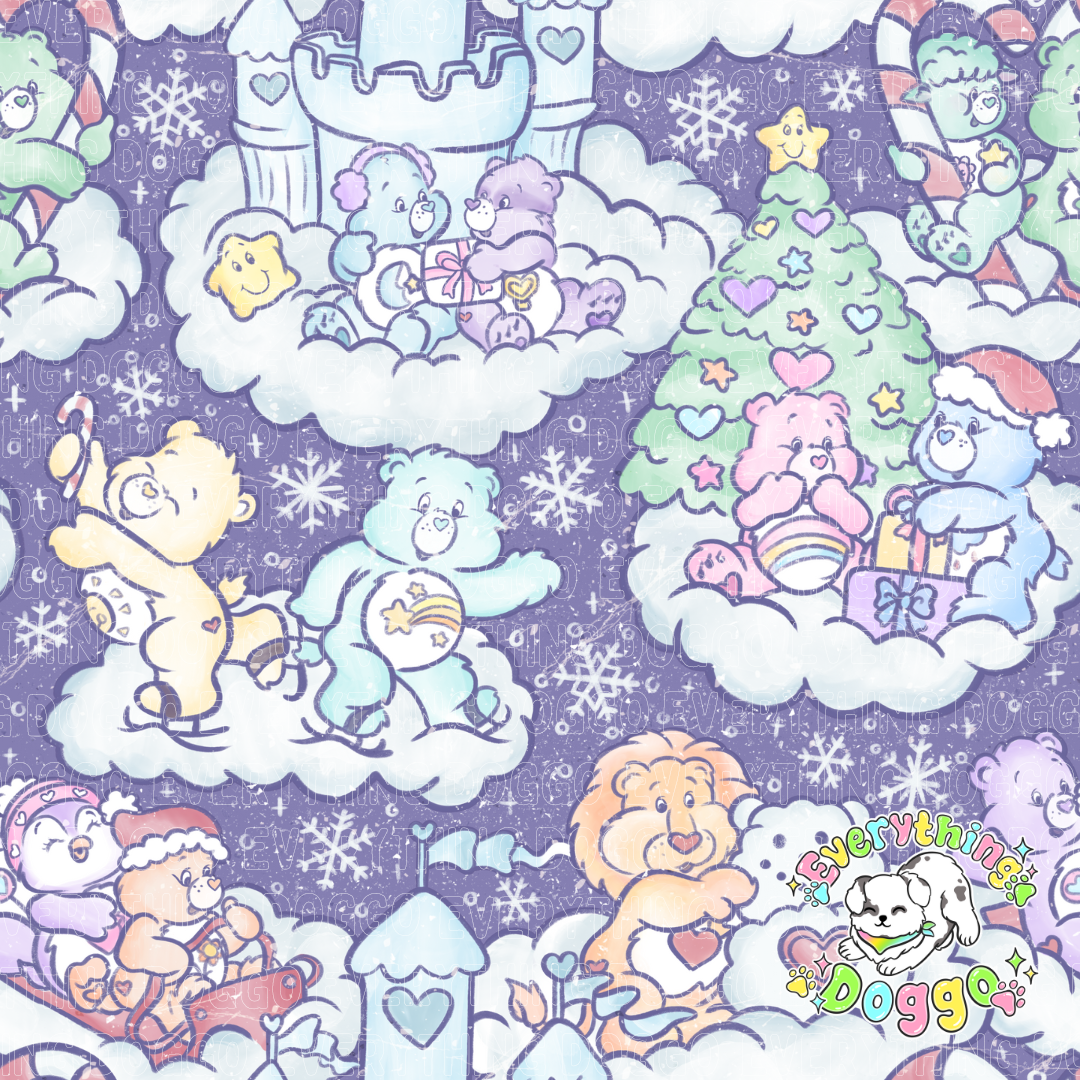 Vintage Christmas Bears - Bandana