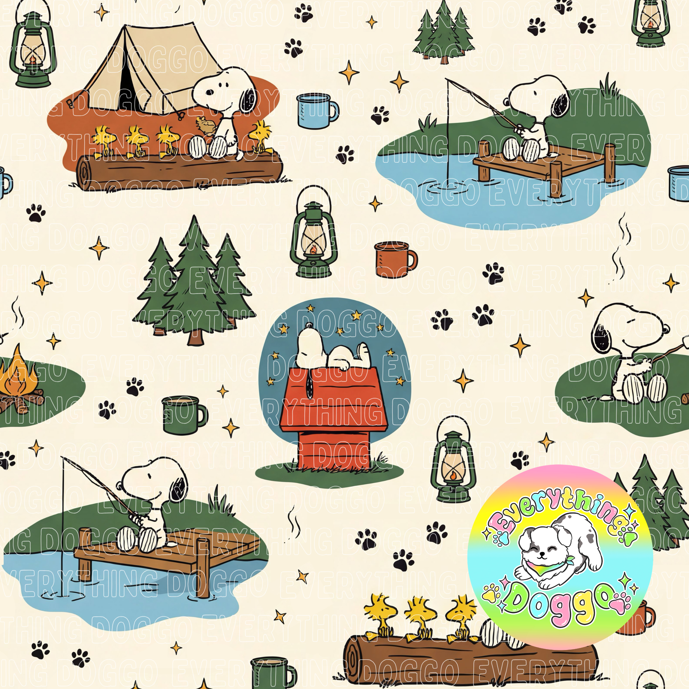 Camp Snoops - Bandana (Reversible)