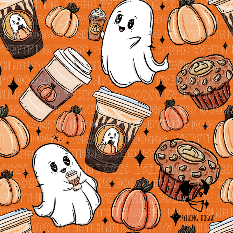 Pumpkin Spice Ghosties - Bandana