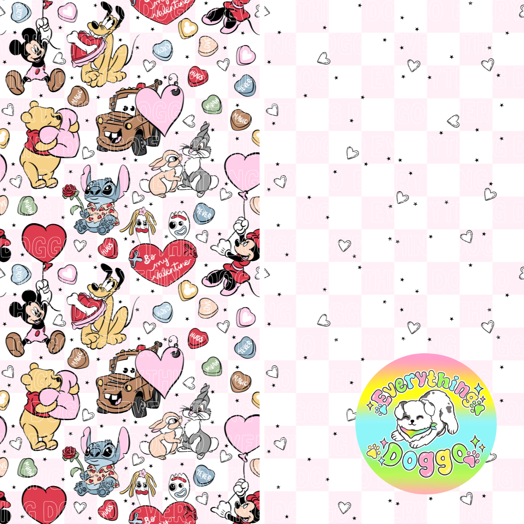 Valentine Characters - Bandana (Reversible)
