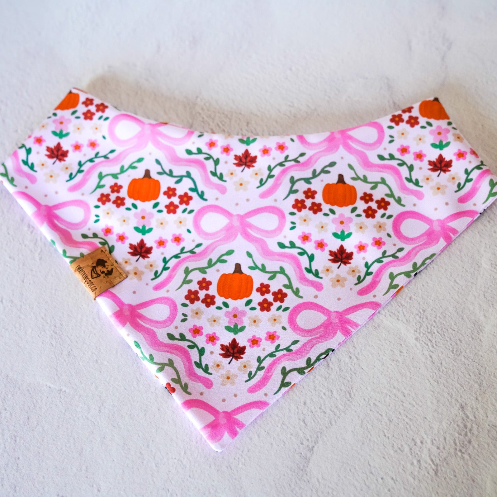 Cozy Girl Fall -  Bandana (Reversible)