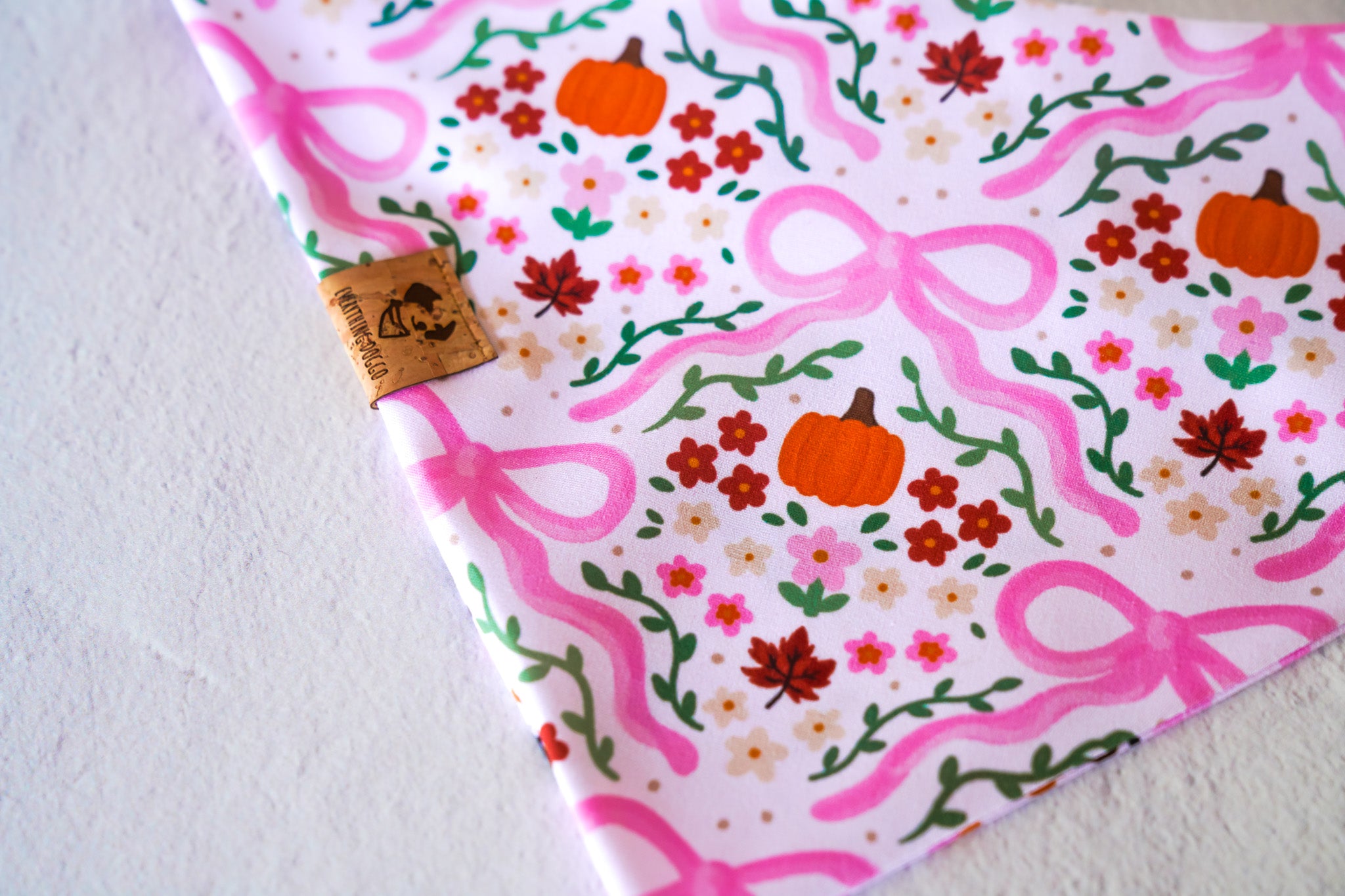 Cozy Girl Fall -  Bandana (Reversible)