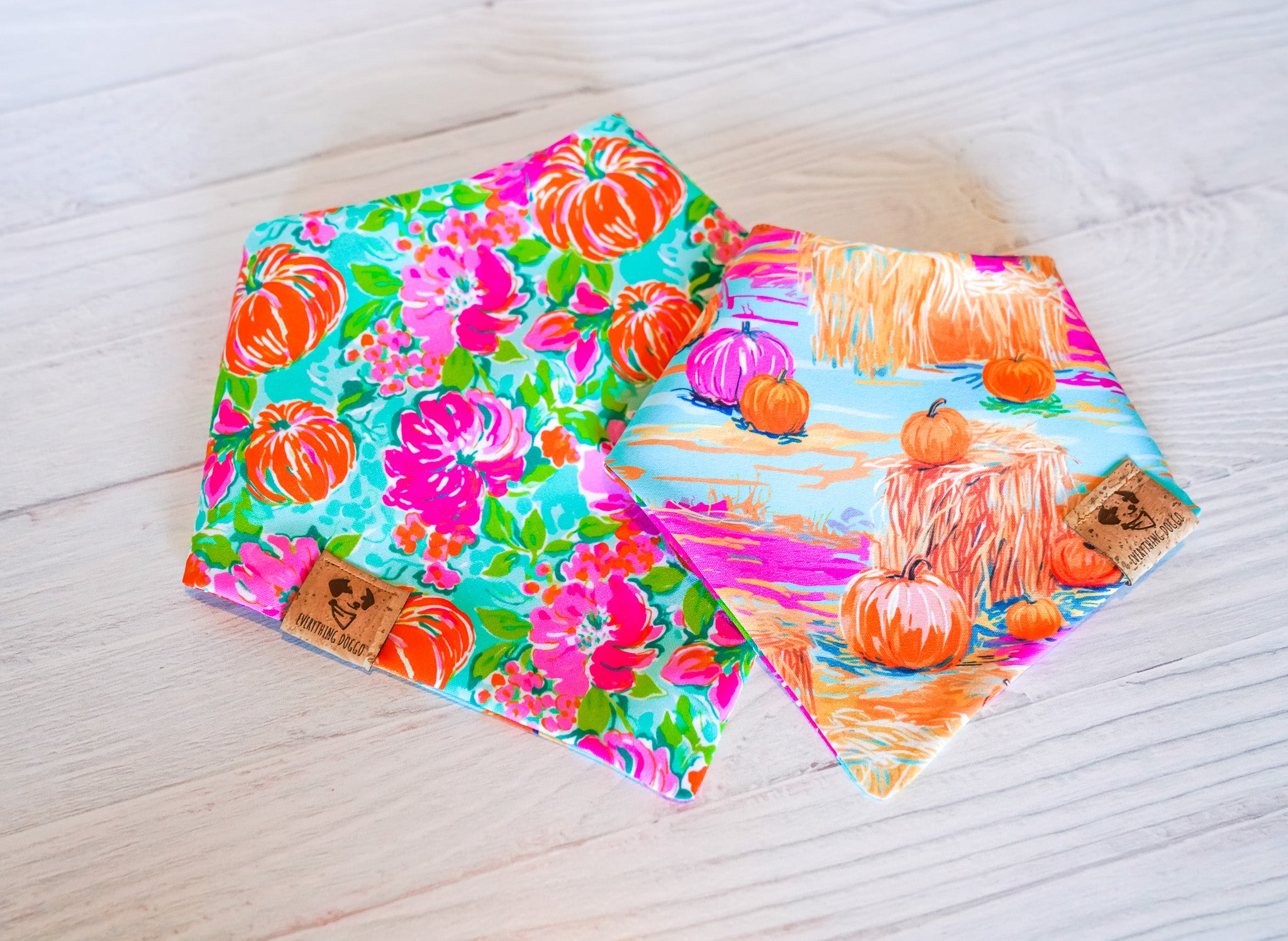 Preppy Pumpkins -  Bandana (Reversible)