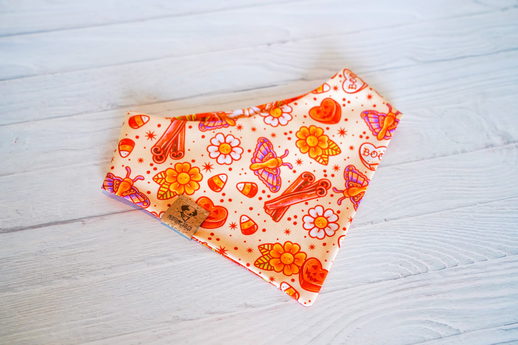 Pumpkin Spice Corgis -  Bandana (Reversible)