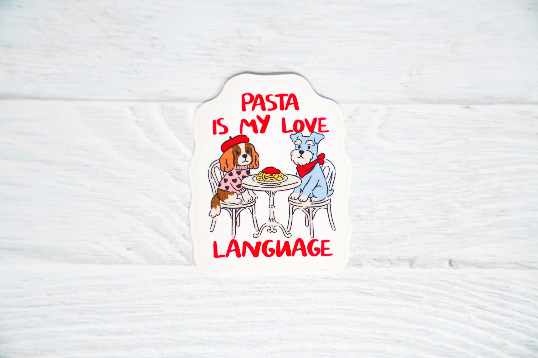Pasta is My Love Language - Sticker