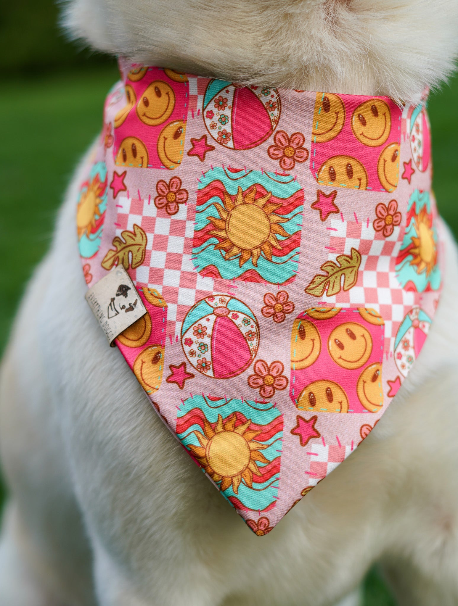 Hot Girl Summer - Active Snap On Bandana (Reversible)