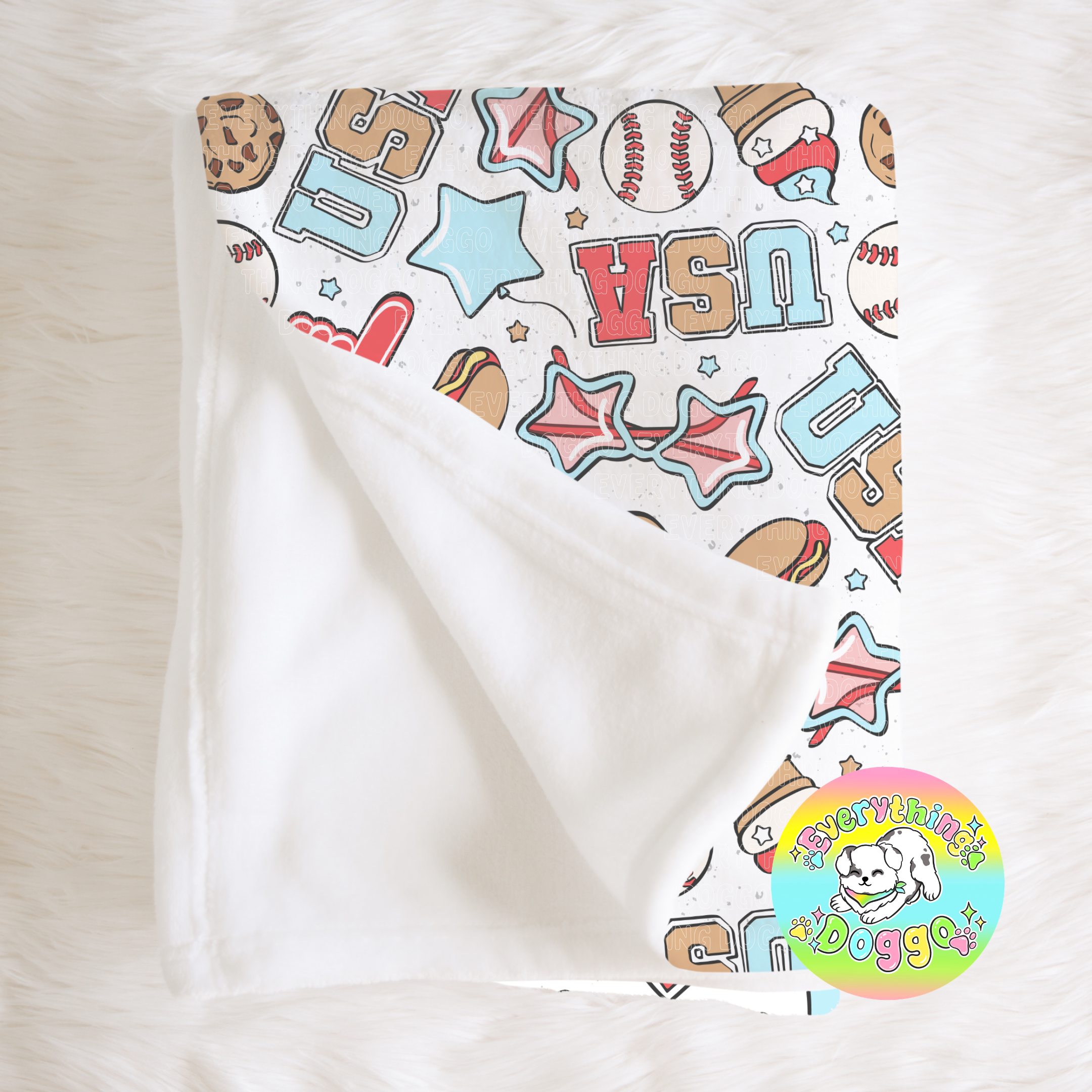 USA Baseball - Minky Blanket