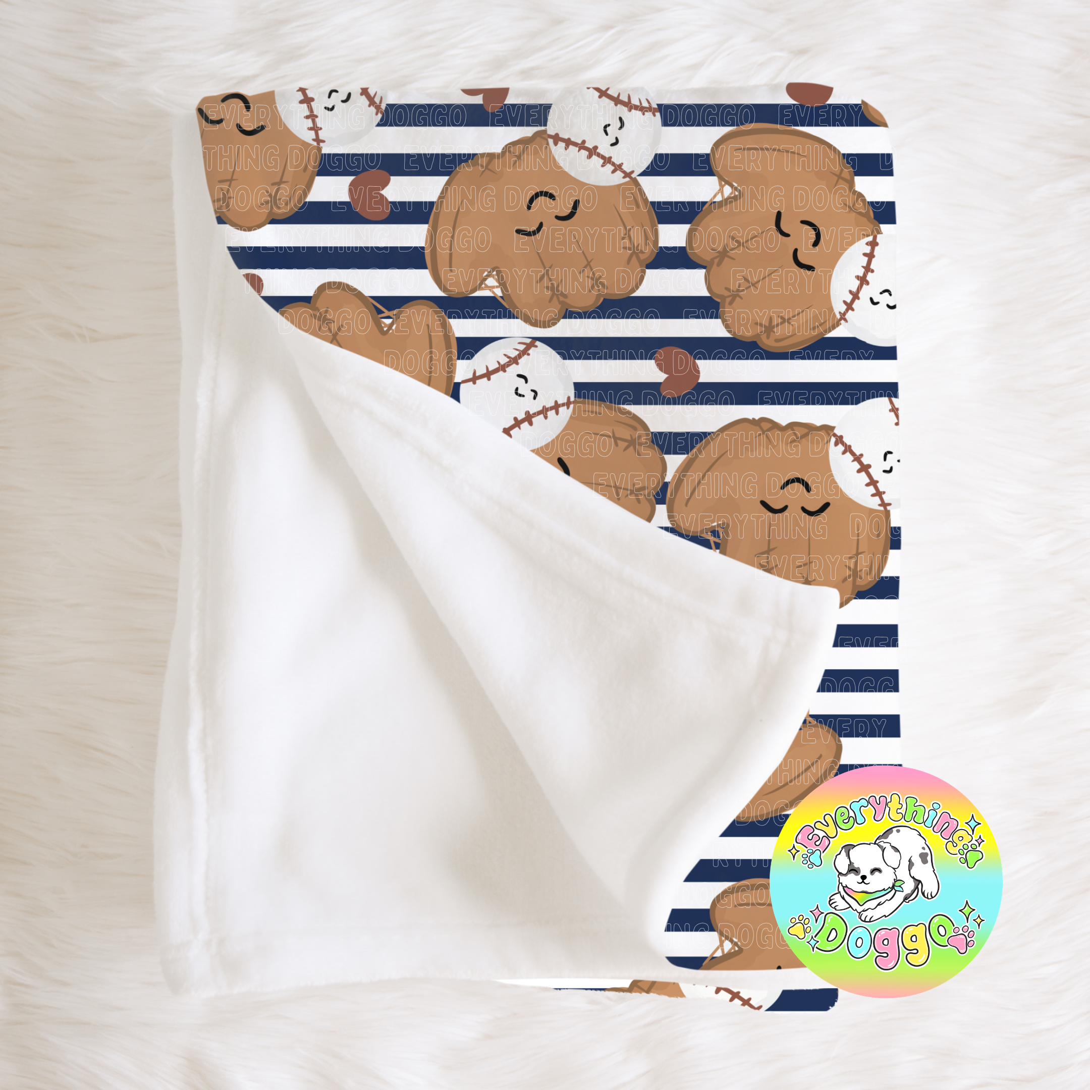 Baseball Love - Minky Blanket