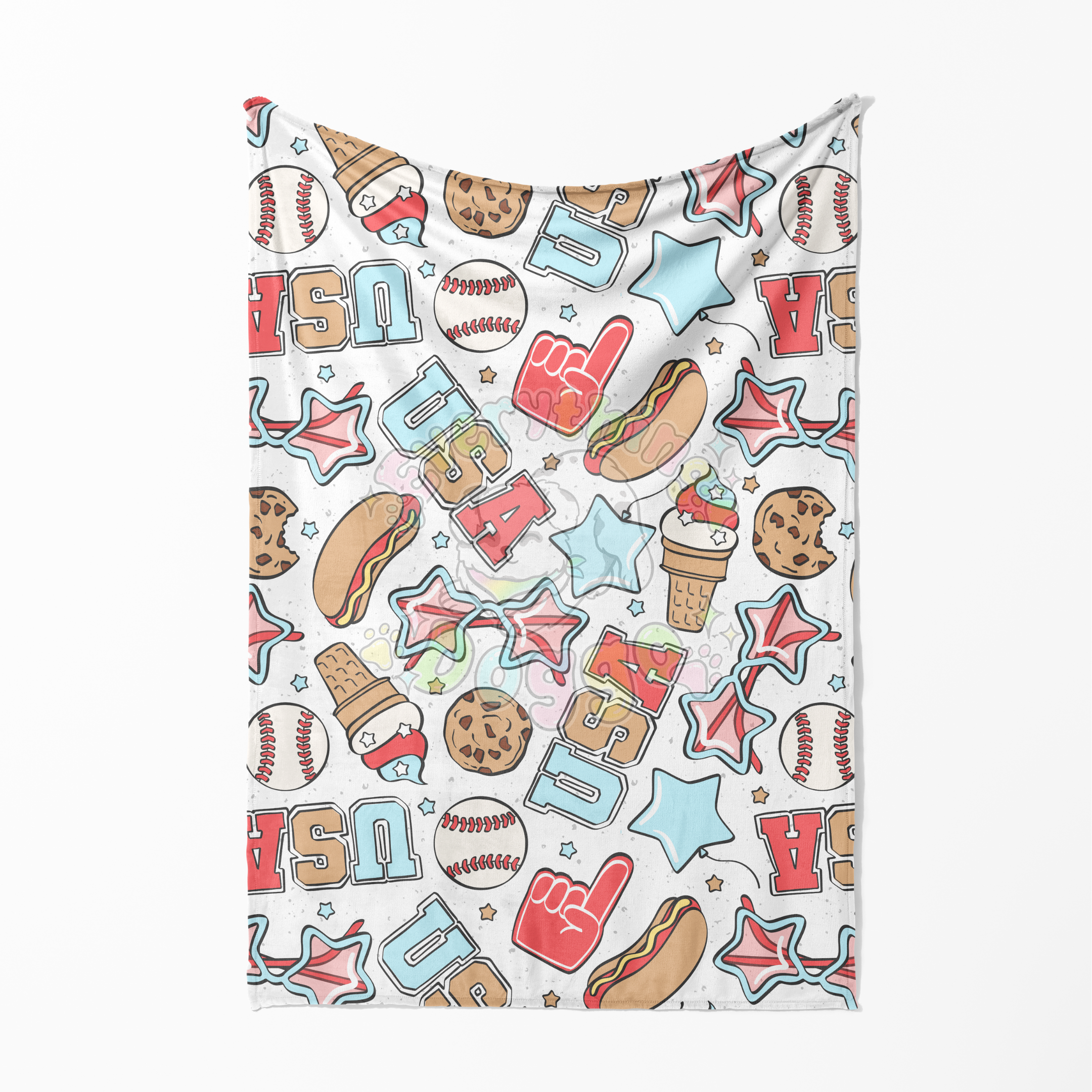 USA Baseball - Minky Blanket