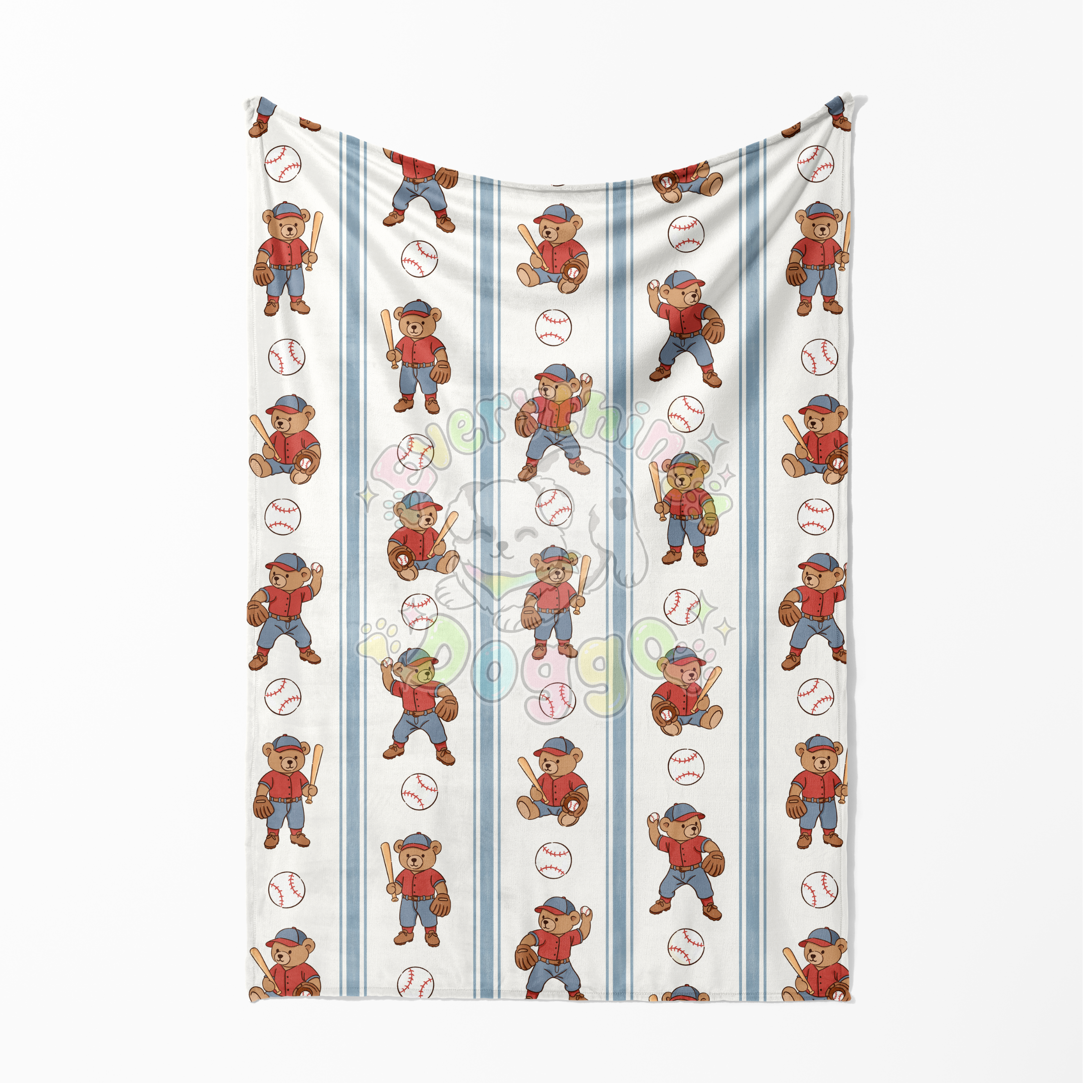 Baseball Teddies - Minky Blanket