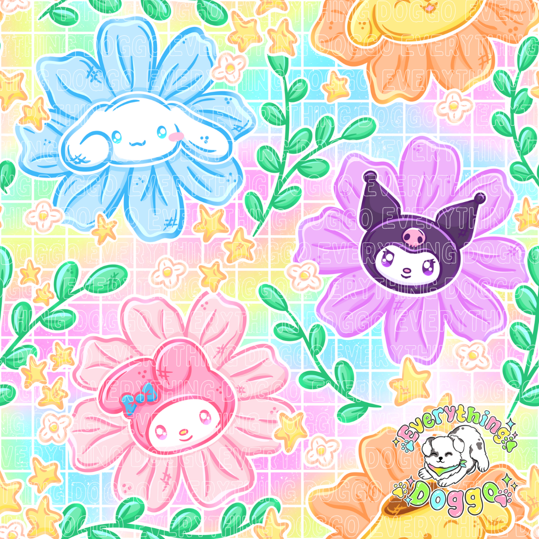 Hello Flowers - Bandana