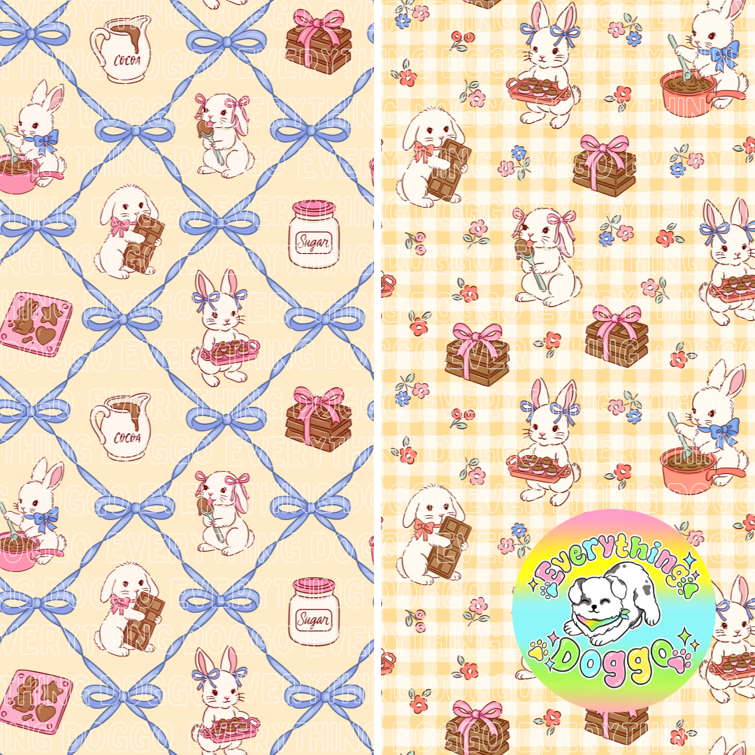 Chocolate Bunny Bakery - Bandana (Reversible)