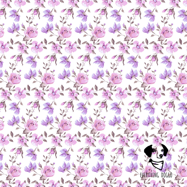 Purple Floral - Bandana
