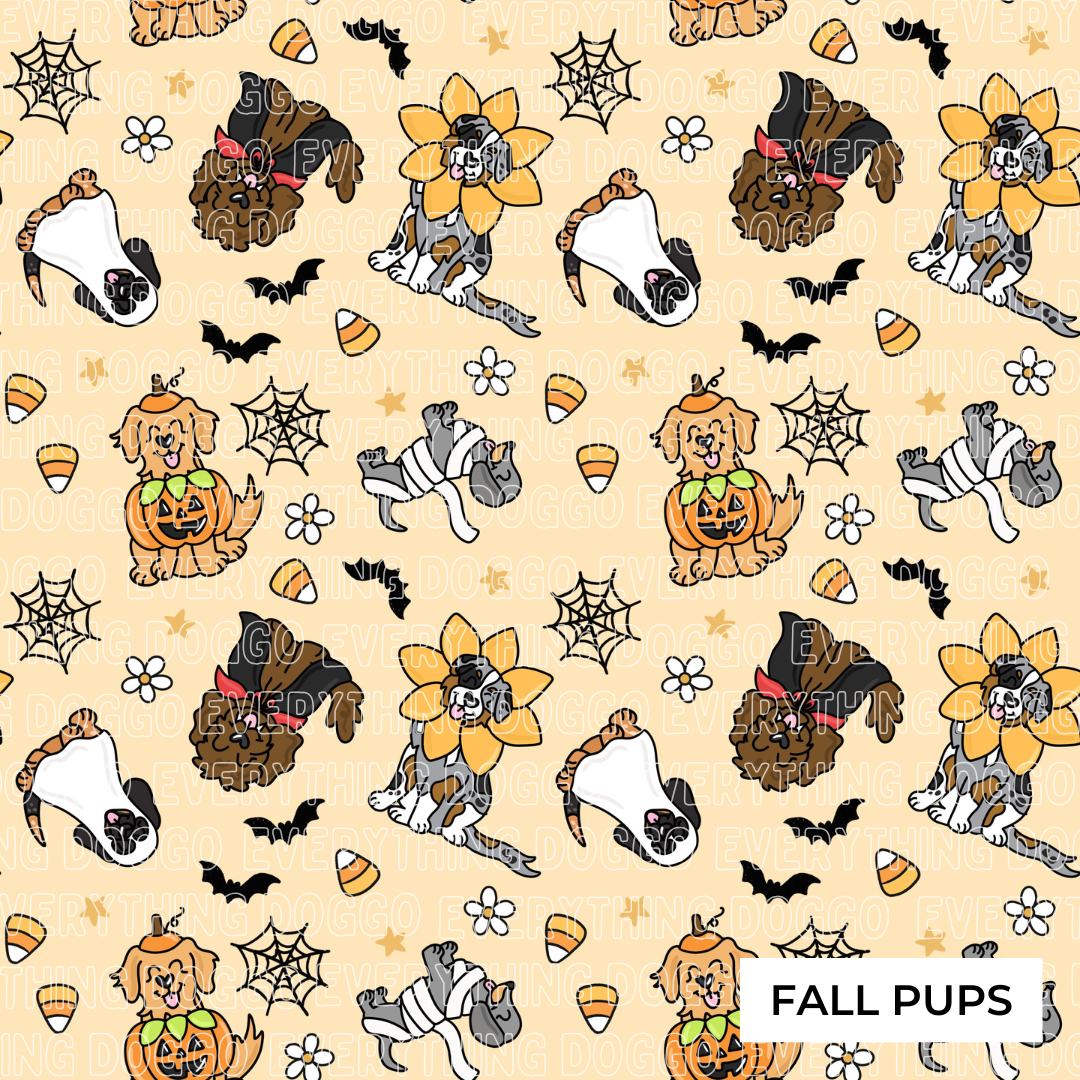 Fall Pups -  Bandana