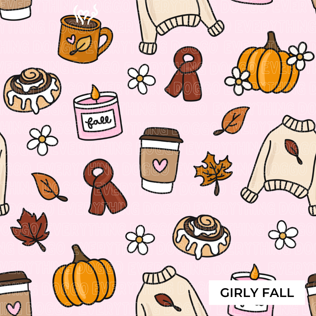 Girly Fall -  Bandana (Reversible)