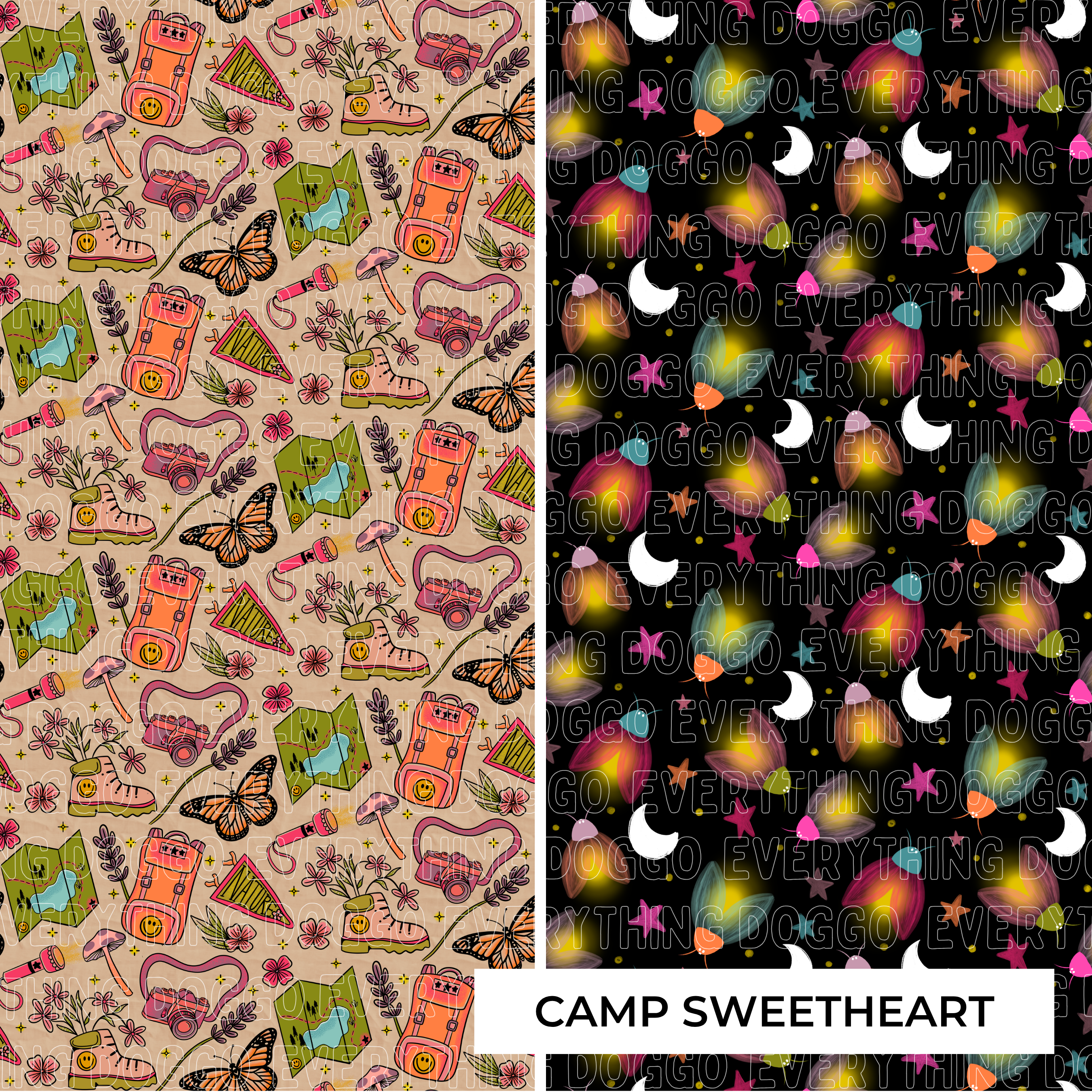 Camp Sweetheart - Active Snap On Bandana (Reversible)