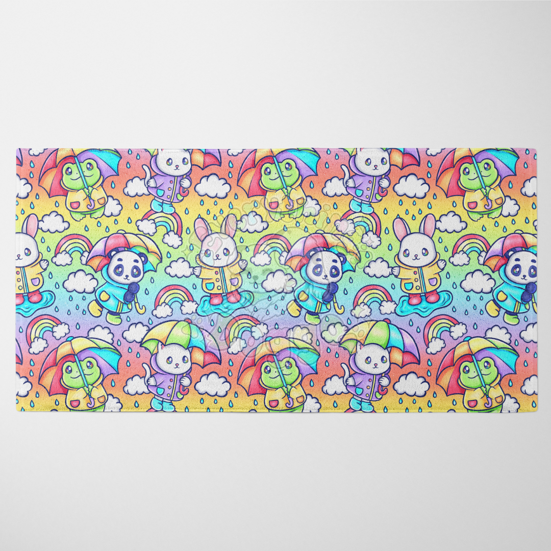 Rainy Day Animals - Towel