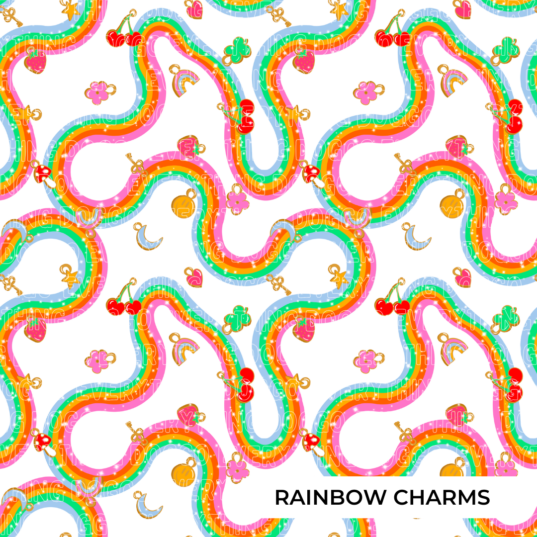 Rainbow Charms - Bandana (Reversible)